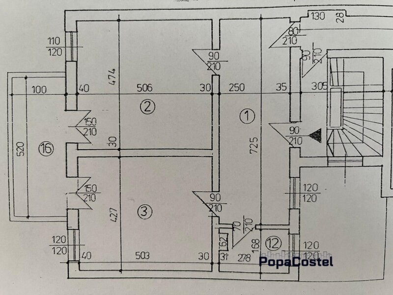 Primaria Capitalei, Brezoianu, 2 camere et.1 nemobilat, 69 mp, centrala proprie.